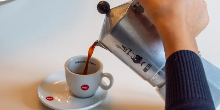 Het icoon van Italië, de Bialetti. De kleine man met de snor.