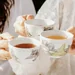 Lili's Tea green cup and saucer