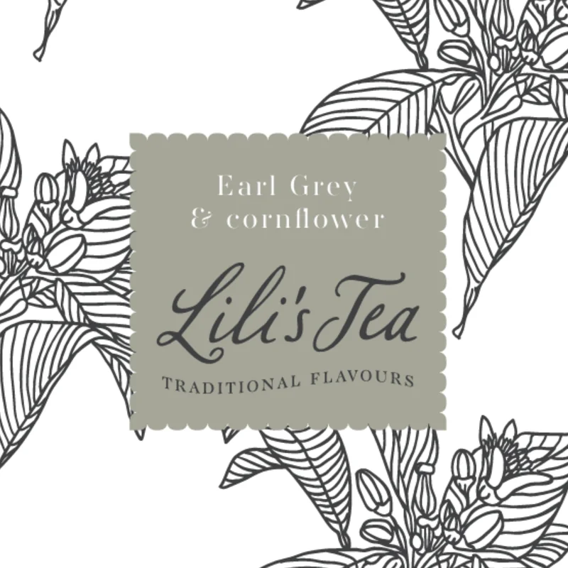 Lili's Tea Earl Grey avec des pétales de bleuet