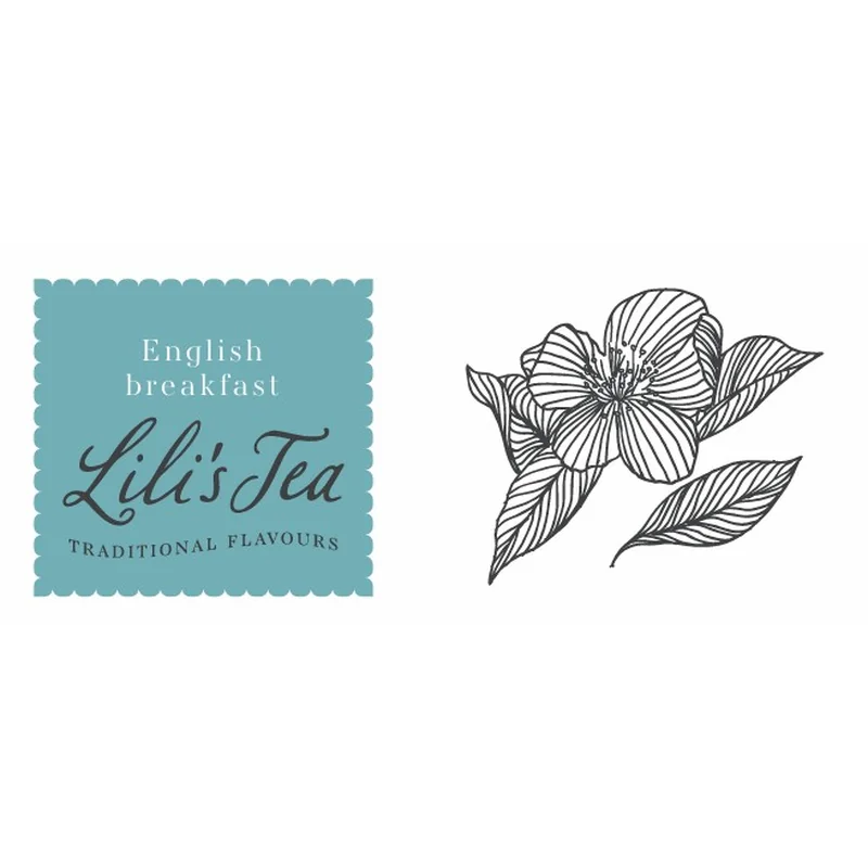 Lili’s Tea English Breakfast con petali di Cartamo