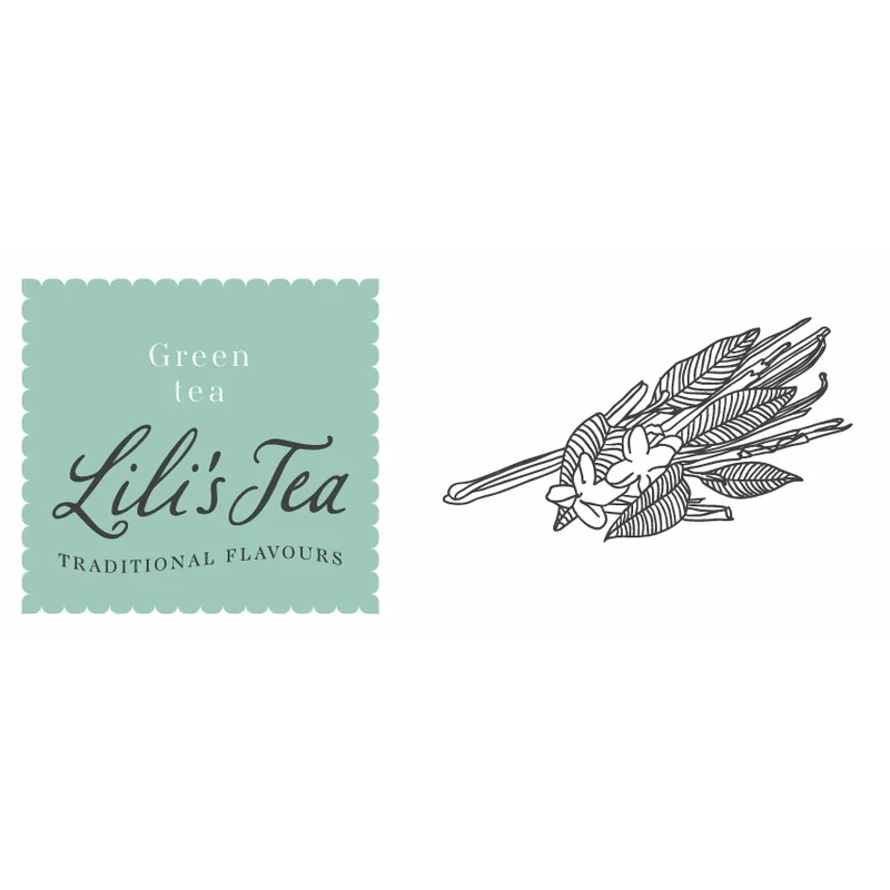 Lili's Tea Green tea with lemongrass and rose petals